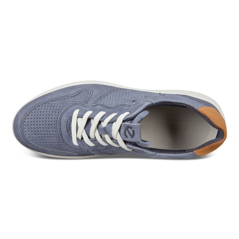 Tenis Hombre - ECCO Soft 7 Runner Lace-Ups - Azules - UYS328706